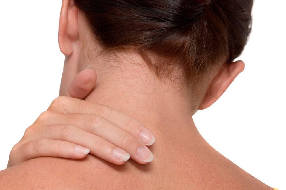 neck pain due to bone necrosis