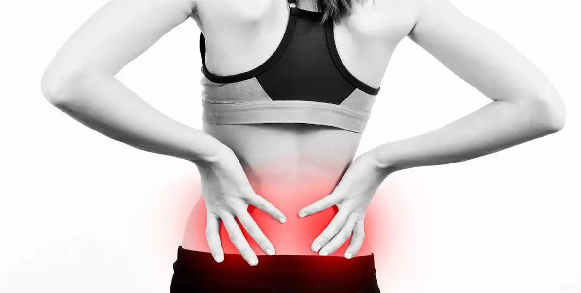 Pain in the lumbar region can be reduced with exercises and adjusting body posture