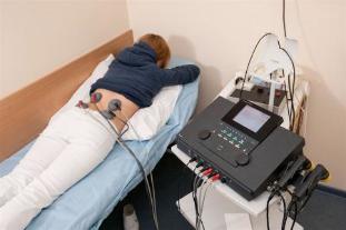 Electrophoresis prescribed to patients for the treatment of low back pain and inflammation